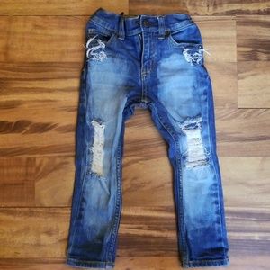 Distressed B'gosh jeans